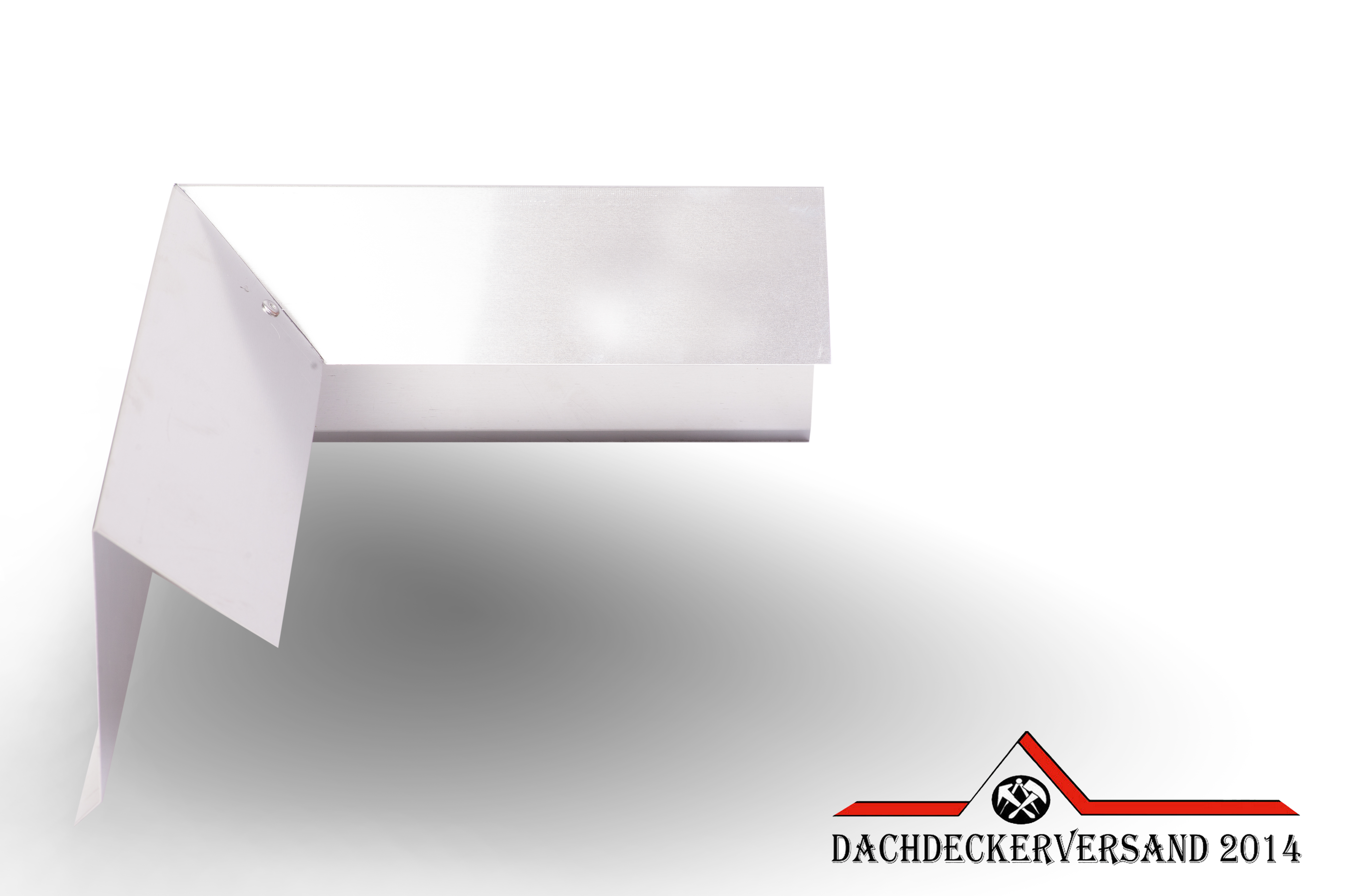 90° Ecke für Ortblech Ortgangblech Flachdach  Ortecke Außenwinkel Alu Material auswählbar (Form C)