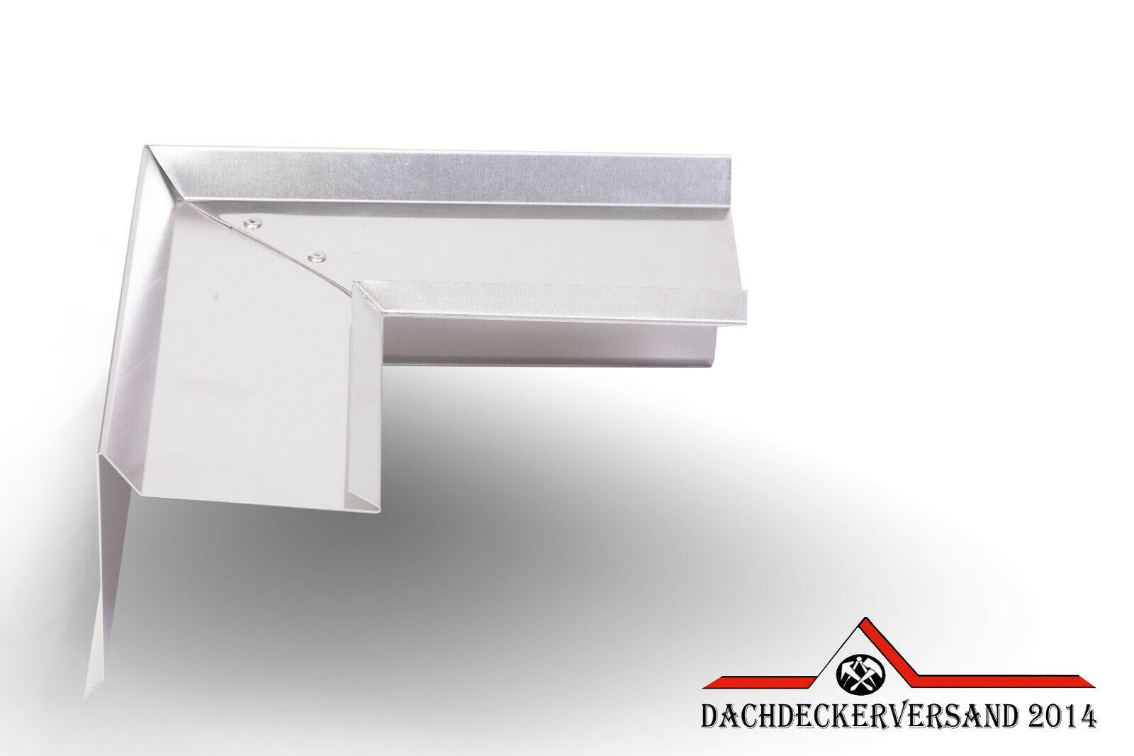 90° Ecke Außenwinkel für Ortblech Ortecke mit Wasserfalz Material auswählbar (Form E)