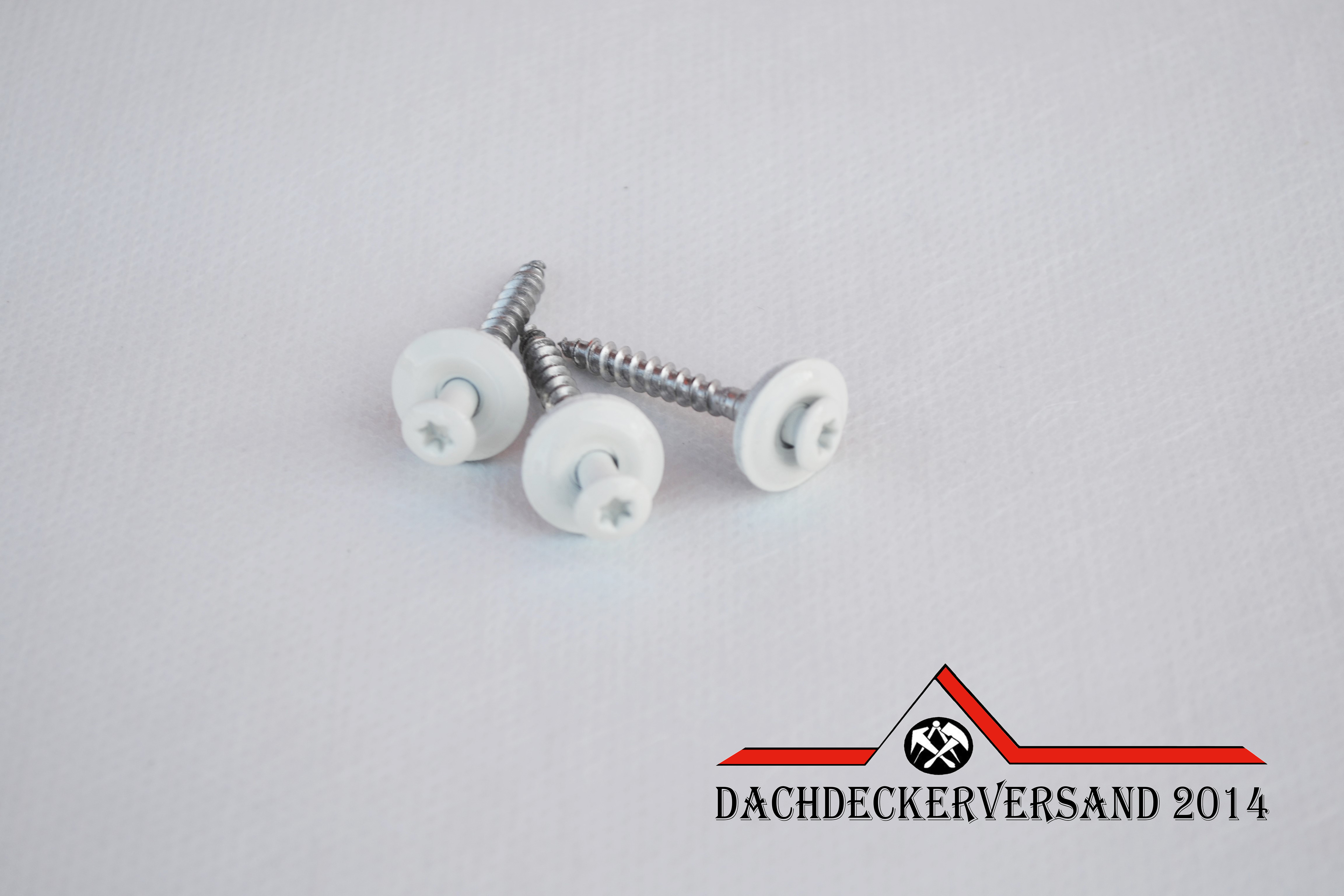 4,5 x 25 mm Spenglerschrauben mit Dichtscheibe Dichtschraube farbig - 25 Stück