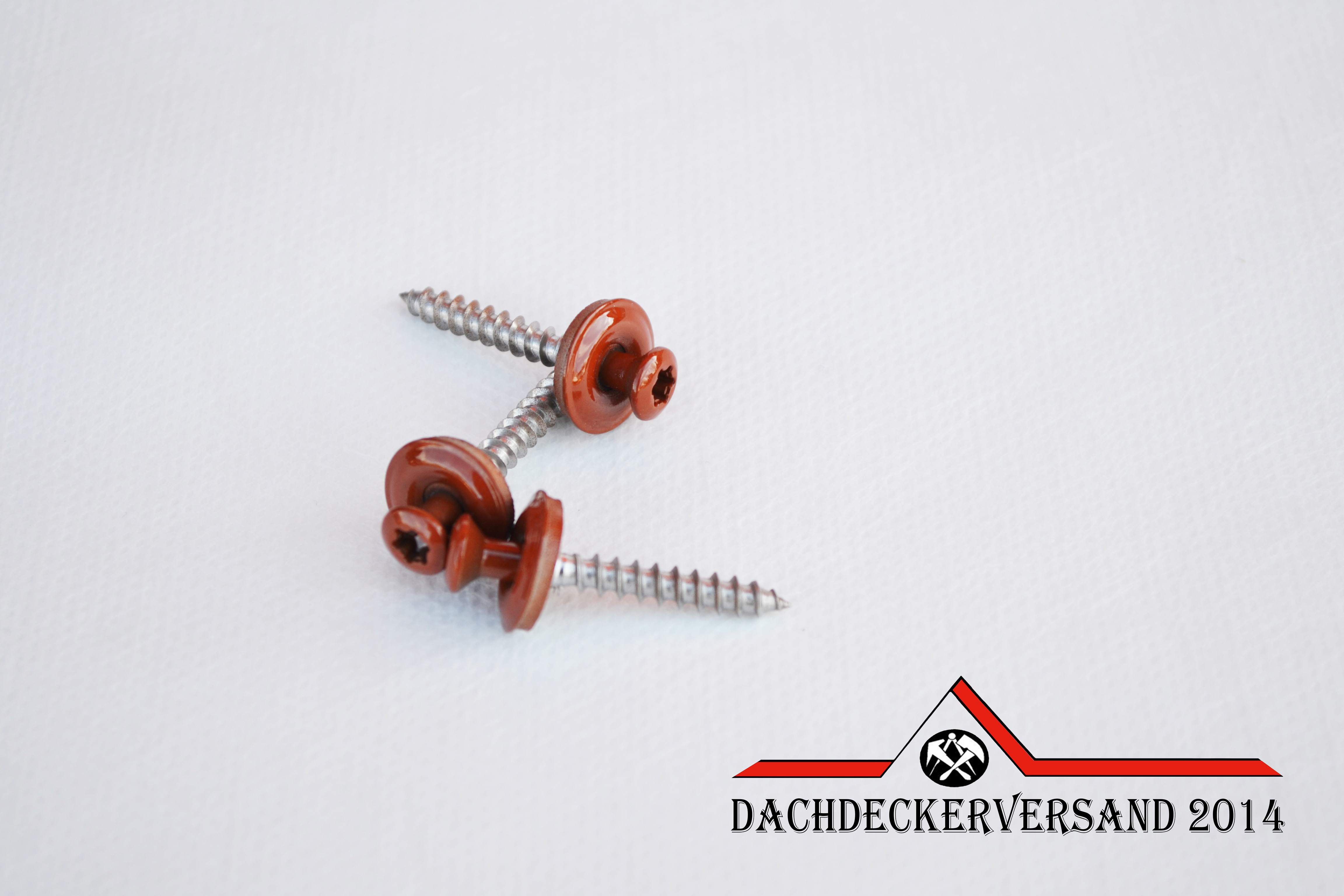 4,5 x 35 mm Spenglerschrauben mit Dichtscheibe farbig - 25 Stück